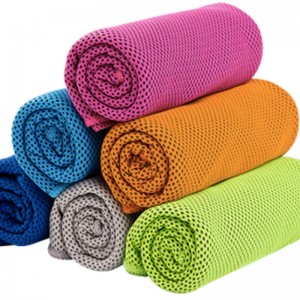 Khăn làm mátnam hoặcnữ Ice Sport Khăn mát Microfiber Khăn lạnh cho Yoga Phòng tập thể dục Du lịch Cắm trạingoài trời